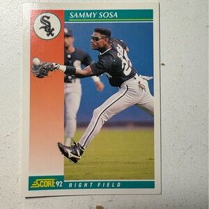 Sammy Sosa Chicago White Sox Card rare card